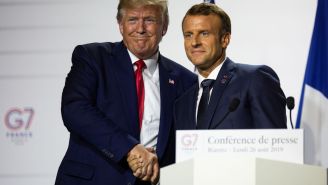 Trump Has Apparently Been Hoarding Classified Dirt On The French President’s Sex Life