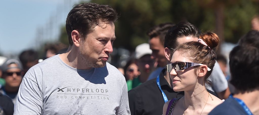 Elon Musk Grimes Space X 2018