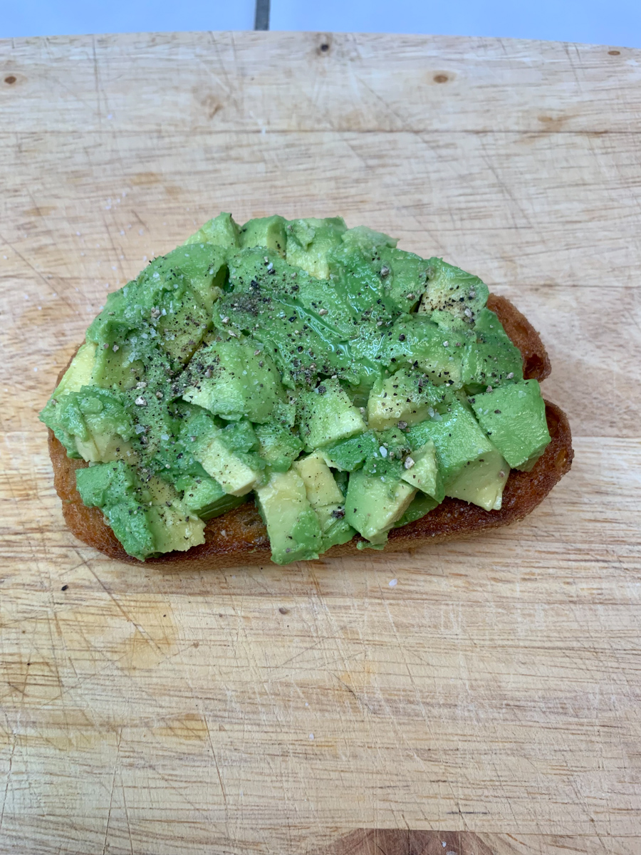 Pepper on Avocado