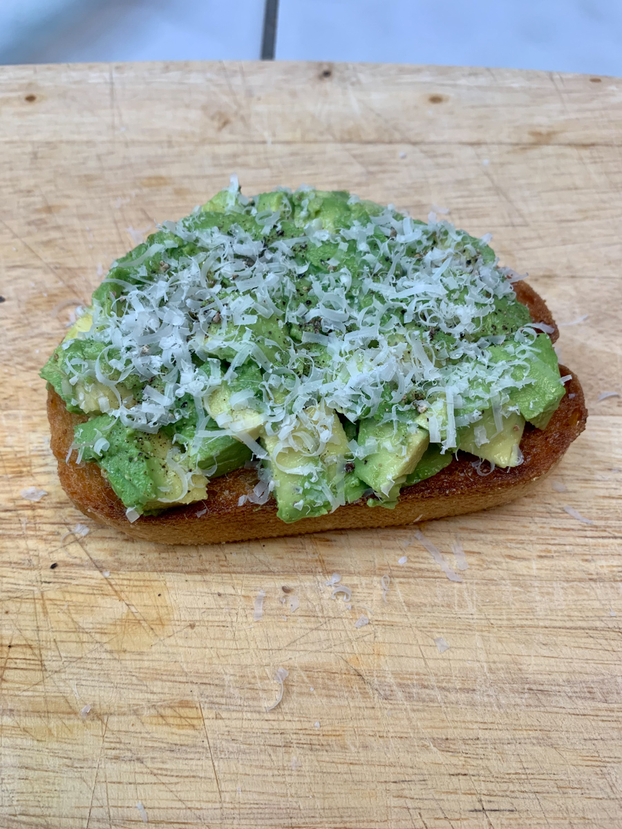 Parmesan avocado Toast