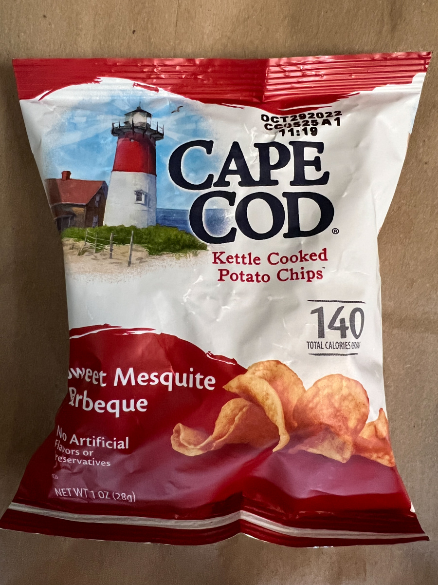 Cape Cod BBQ Chips bag
