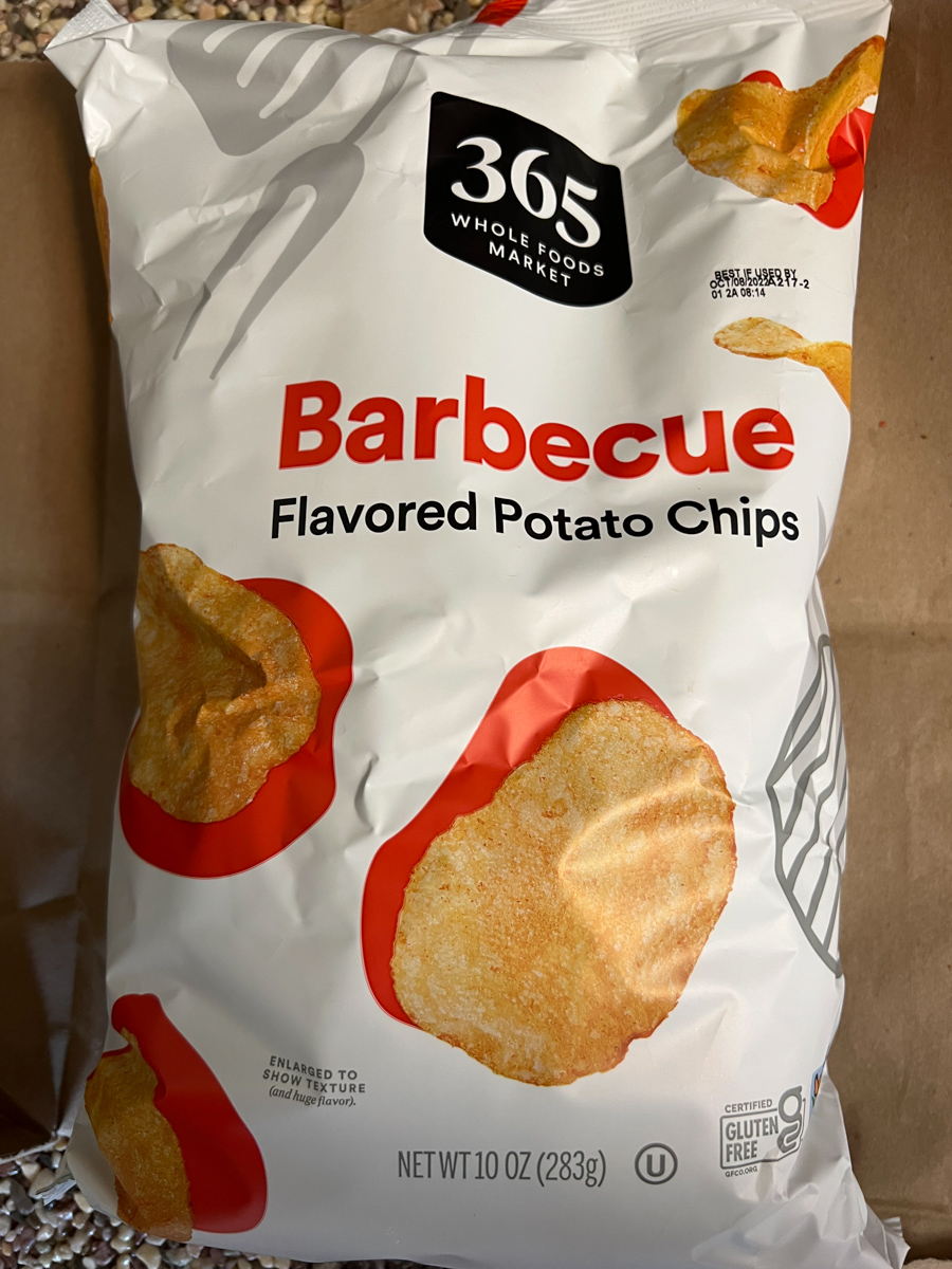 365 Barbecue Flavored Potato chips