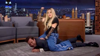 Madonna Rides Jimmy Fallon And Otherwise Makes Him Super Uncomfortable In Her ‘Tonight Show’ Return