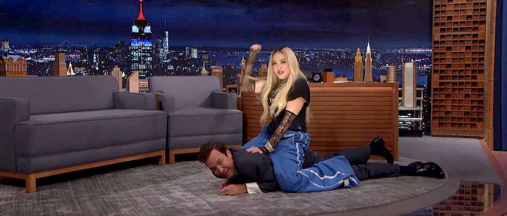 Madonna Rides Jimmy Fallon Makes Him Uncomfortable Overall 4520