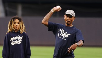 Pharrell Avoids Embarrassment With A Perfectly Fine First Pitch At A New York Yankees Game