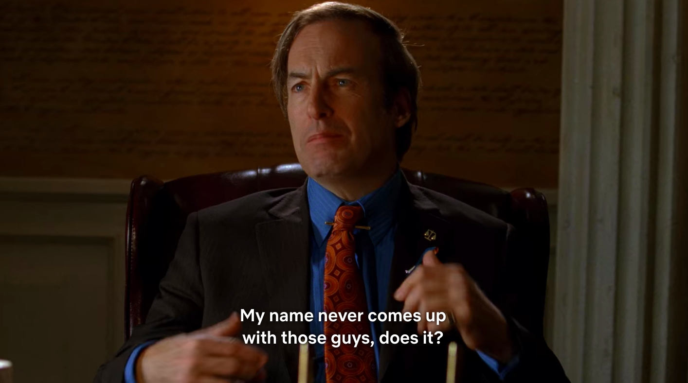 yo mr white throw it back for saul goodman! : r/GoCommitDie