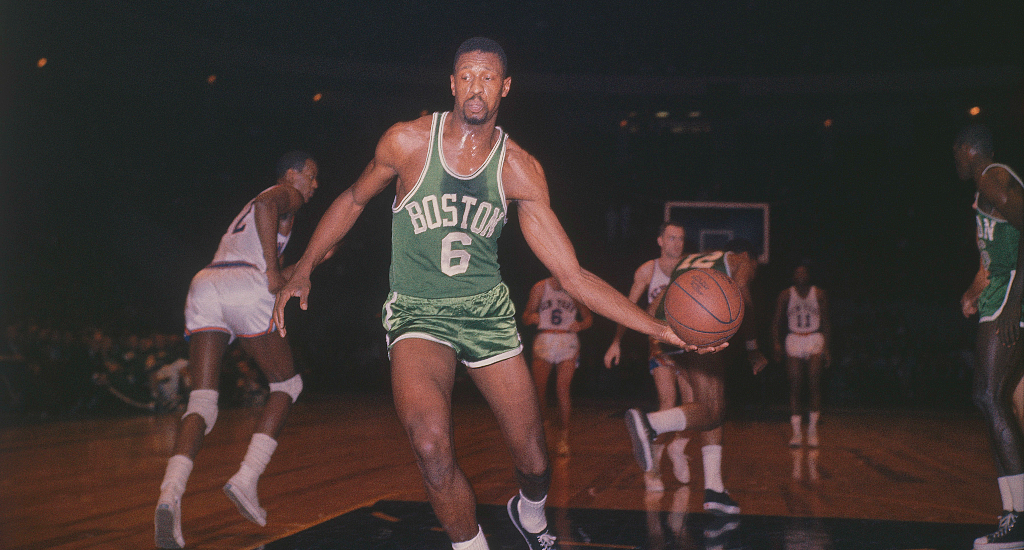 Bill Russell's No. 6 being retired across NBA, a 1st for league
