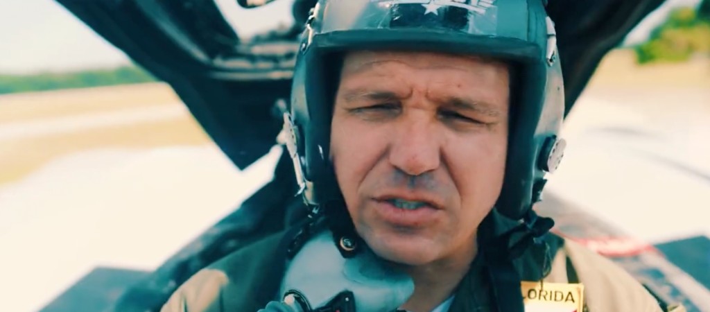 Ron DeSantis Top Gun Video