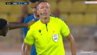 This Poor Soccer Referee Got Hit Square In The Nuts By The Ball