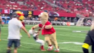 Watch The Braves Mascot Stiff Arm A Child Straight To Hell