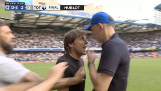 Tottenham And Chelsea’s Managers Got In A Handshake Fight After A Tense 2-2 Draw