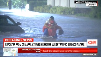 A Reporter Waded Into Hurricane Ian’s Flood Waters To Rescue A Nurse From Her Trapped Vehicle