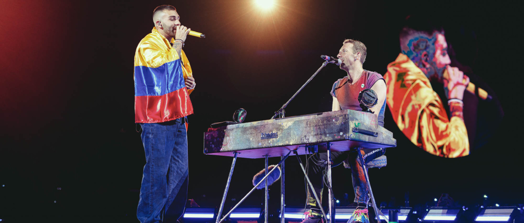 Coldplay, Manuel Turizo in Colombia