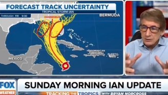 A Fox Meteorologist Accidentally Drew A Huge Penis And Testicles Included While Tracking Hurricane Ian