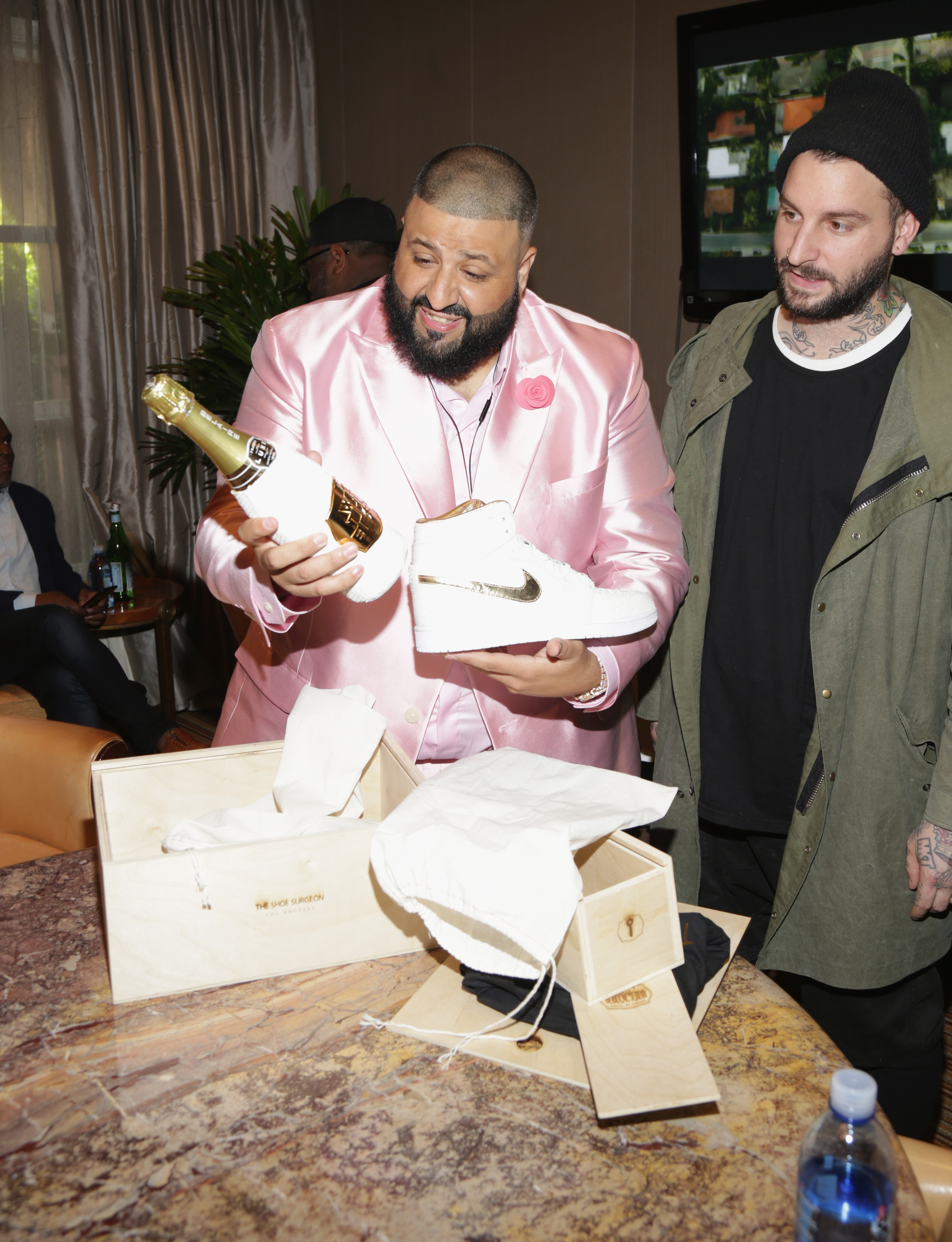 DJ Khaled Gets Custom Air Jordan 1s from The Shoe Surgeon