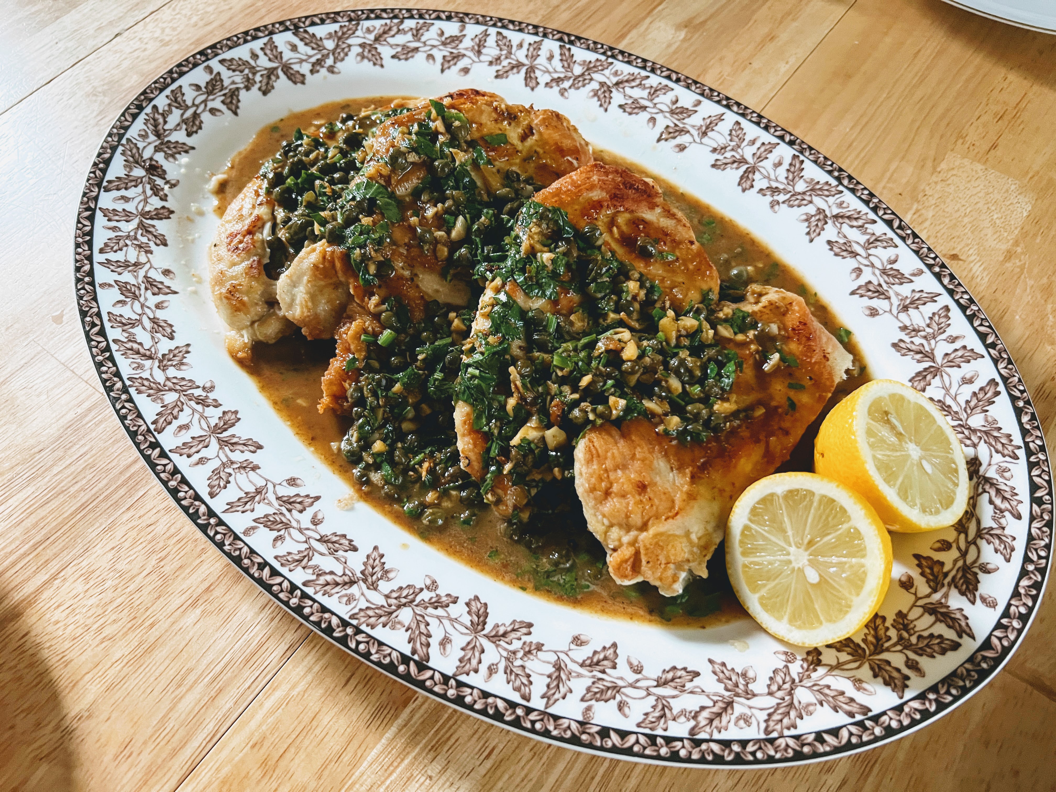 Chicken Piccata The Bear