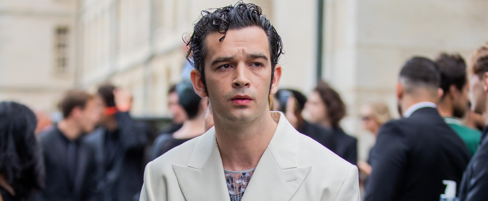 Matty Healy The 1975 Dior Paris Fashion Week 2022