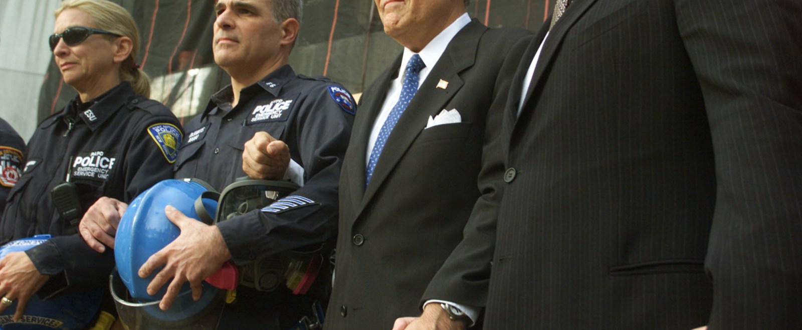 Rudy Giuliani at WTC site in 2011