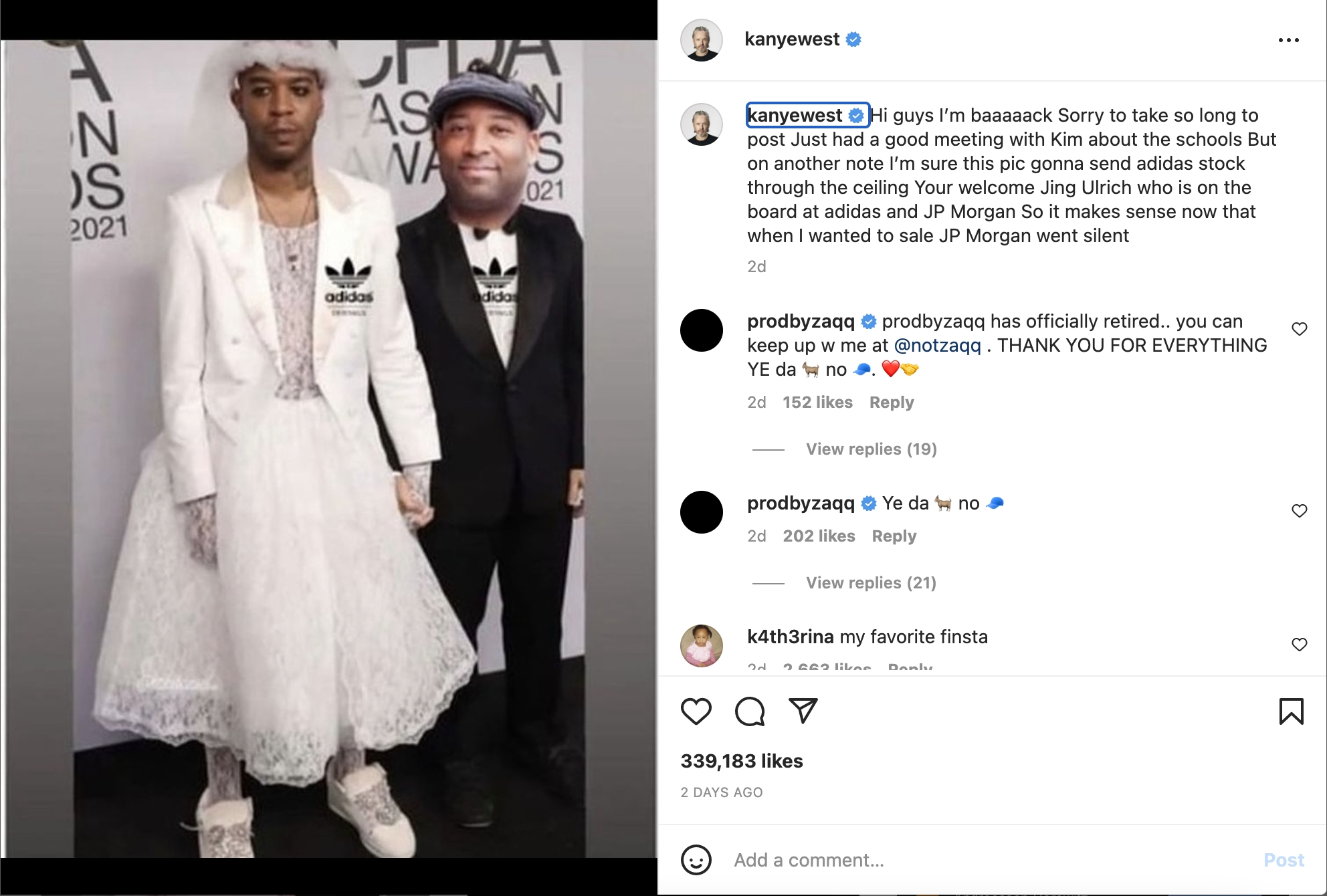 kanye west adidas feud kid cudi w photoshop