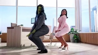 The Behind The Scenes Pics Of Megan Thee Stallion Twerking With She-Hulk Are Even Better Than The Original