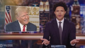 Trevor Noah Doesn’t Understand How Donald Trump Can Declassify Documents With His Brain When ‘He Can’t Even Read Documents With His Brain’
