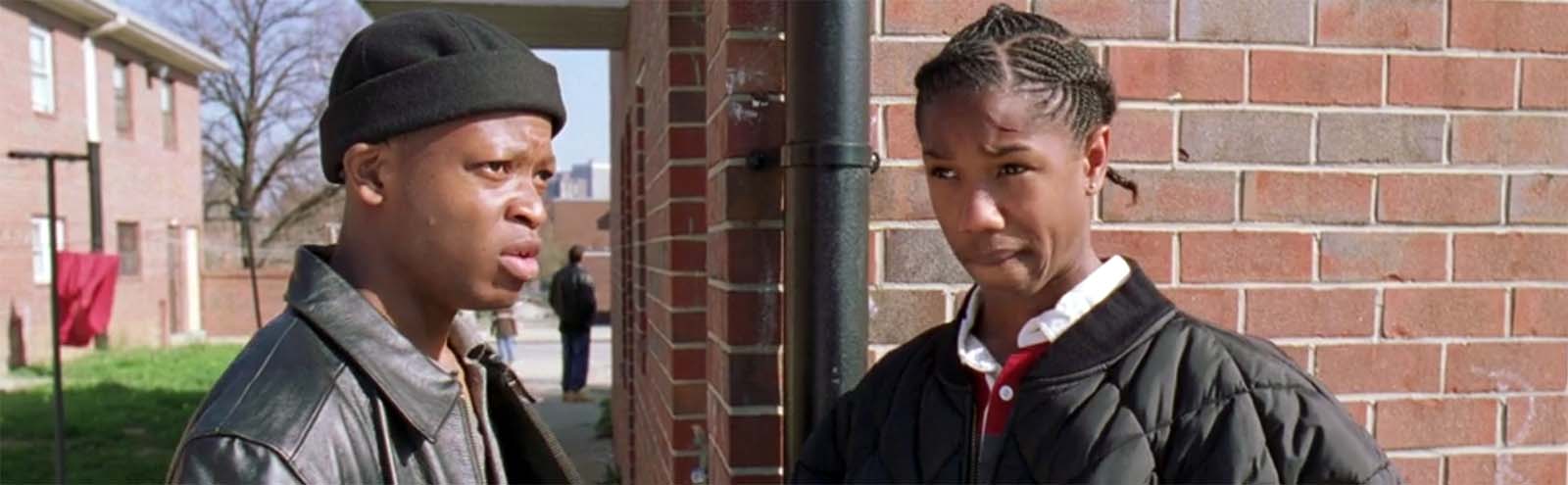 D'Angelo and Michael B Jordan on The Wire