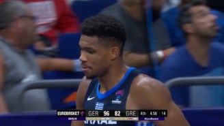 Giannis Antetokounmpo Was Tossed From Greece’s EuroBasket Quarterfinal Loss To Germany After A Hard Foul