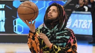 J. Cole Was A Walking Bucket During A Recent Black Ops Basketball Session