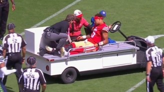 Trey Lance Was Carted Off The Field With A Gruesome Right Leg Injury