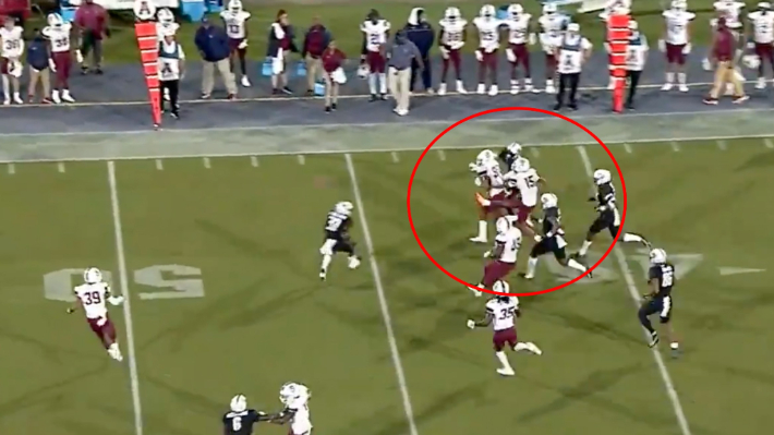South Carolina State’s Punter Had A Hysterical Illegal Punt Against UCF South Carolina State’s Punter Had A Hysterical Illegal Punt Against UCF