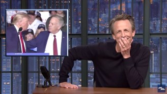 Seth Meyers Is Not Surprised That Trump, Who Hit The Campaign Trail To Help Promote His Fellow Republicans, Is Instead Making It All About Himself