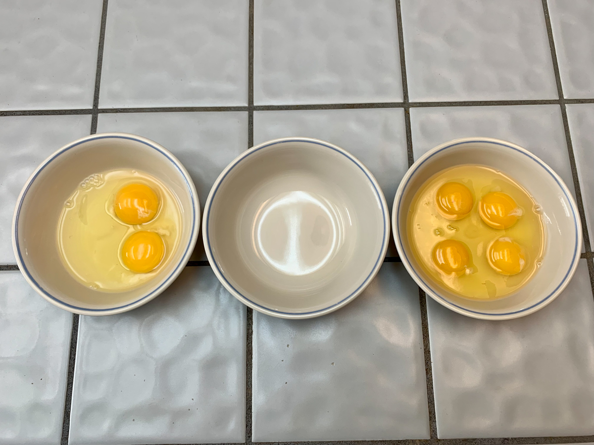 Egg Yolk omelette 1