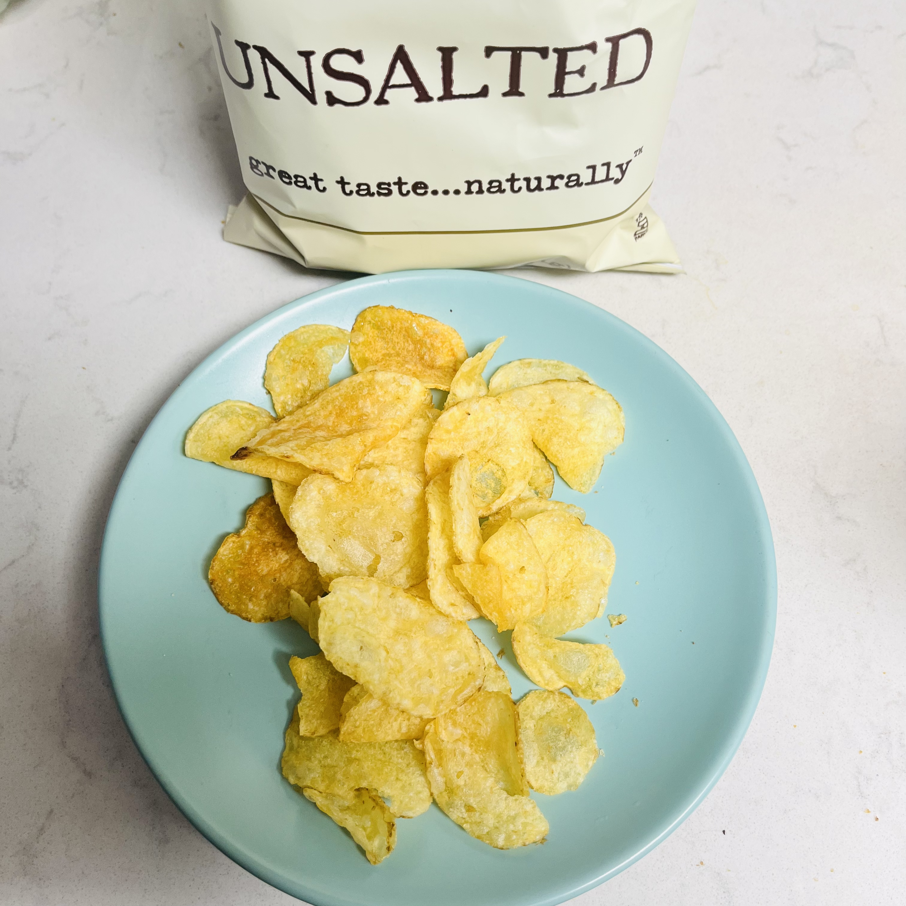 Kettle Brand Unsalted Potato Chips 5 oz Bag (Pack of 15)