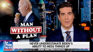 Fox News’ Jesse Watters Launched A Bizarrely Specific Attack On Joe Biden For Eating Ice Cream In Public