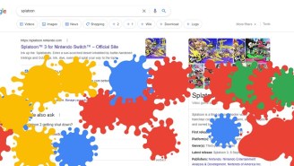 If You Google ‘Splatoon’ You Can Splat Your Search Results In A Fun Easter Egg