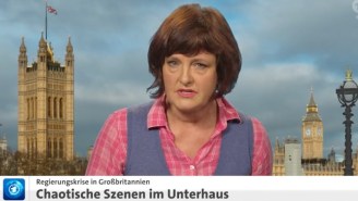 A German Reporter Dropped A Crystal-Clear F-Bomb — In English, On Live TV — While Reporting On British Political Chaos