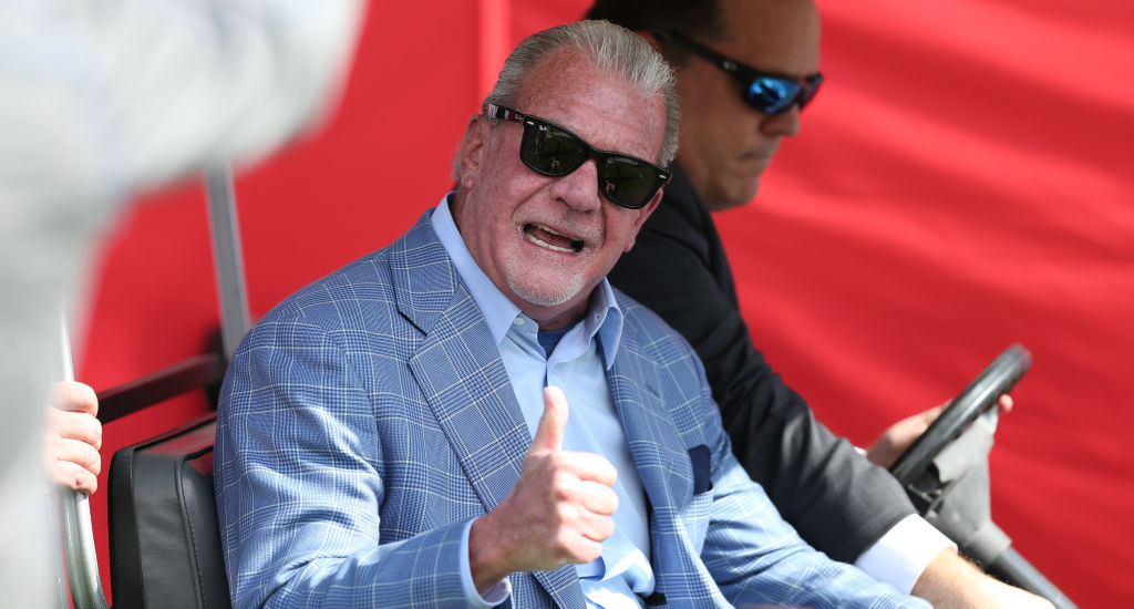 Jim Irsay hired Jeff Saturday as interim head coach against advice