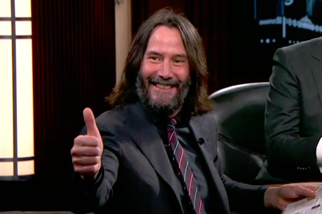 Keanu Reeves Was Surprised With Old Interview On 'Kimmel'