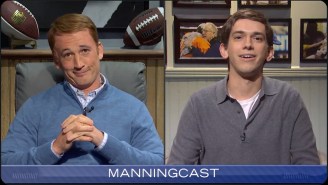 Miles Teller Delivered An Incredible Peyton Manning Impression For The SNL Premiere Cold Open