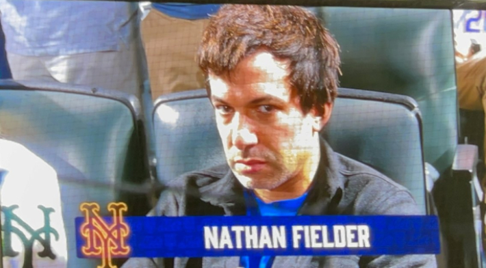Nathan Fielder Had A Blast At Game 1 Of Mets-Padres