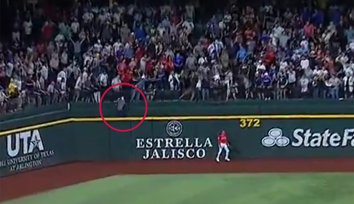 Aaron Judge: Fan risks it all by jumping for historic 62nd HR