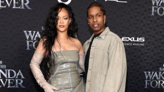 Rihanna And ASAP Rocky Dazzle At ‘Wakanda Forever’ Premiere, Their First Red Carpet Since Becoming Parents