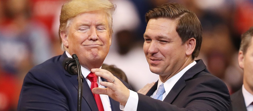 Ole Puddin’ Fingers Ron DeSantis Losing To Trump In Polls