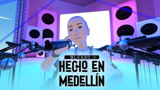 Blessd Explores Meta Horizon Worlds Through His VR Video For ‘Quién TV’