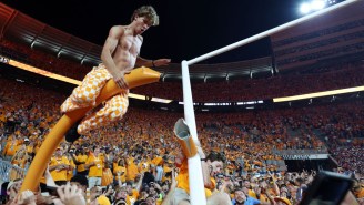 Tennessee Is Asking Fans For $150,000 To Replace The Goal Posts They Threw In The River After Beating Alabama