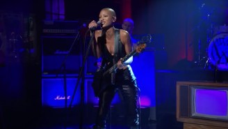 Willow Smashes A TV With A Guitar During A Performance Of ‘Ur A Stranger’ On ‘SNL’
