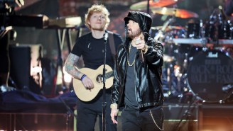 Eminem Performed With Noted Eminem Fan Ed Sheeran At His Rock And Roll Hall Of Fame Induction