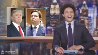 Trevor Noah Is Excited To Strap In For All The ‘Chaos’ That The Escalating Feud Between Ron DeSantis And ‘Big Loser’ Donald Trump Will Generate
