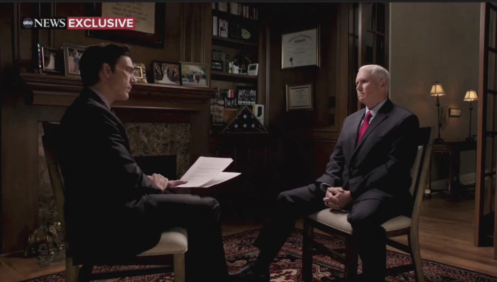 David Muir interviews Mike Pence