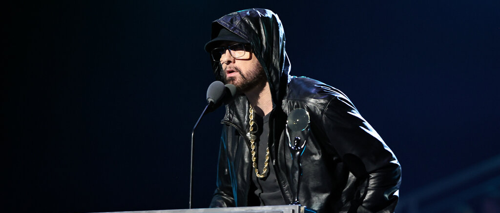 Eminem 37th Annual Rock & Roll Hall Of Fame Induction Ceremony 2022